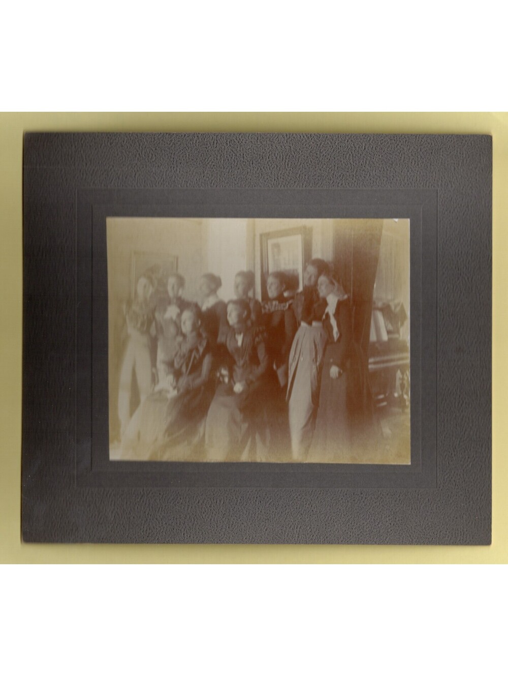 Group of Women Posing for Group Photo Behind the Scenes 7.5 x 6.5 "